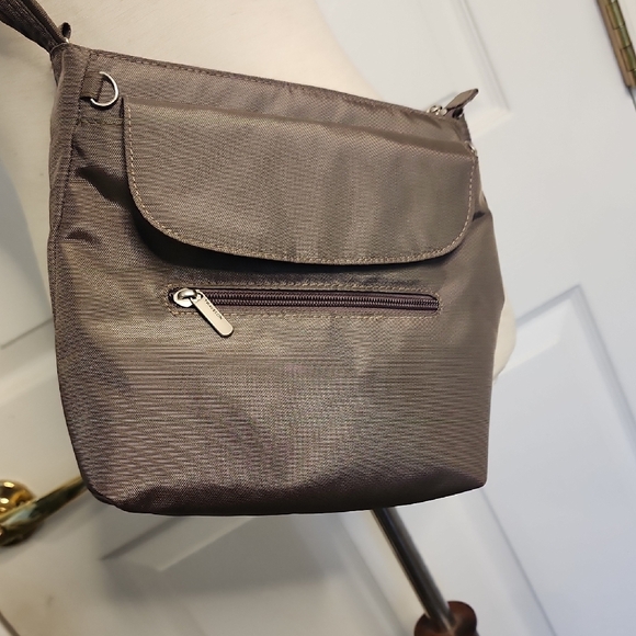 Travelon Taupe Crossbody Bag - Picture 2 of 16